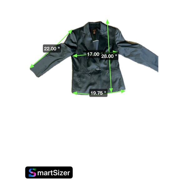 Womens Blazer Jacket Size 10 Victor Alfaro Gray Shiny- Dress Up Or Down Its Fire - Picture 14 of 14